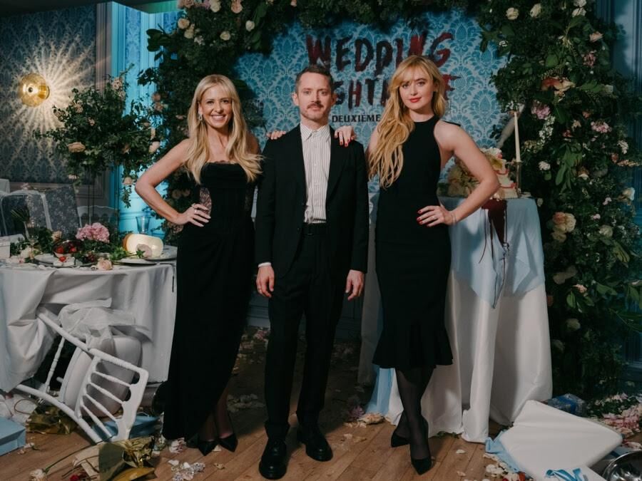 Sarah Michelle Gellar, Elijah Wood et Kathryn Newton.