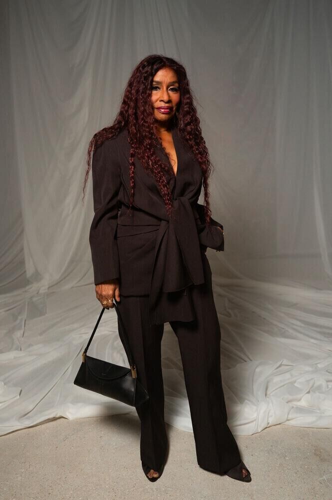 chaka khan au défilé balmain automne-hiver 202-2027 à la fashion week de paris
