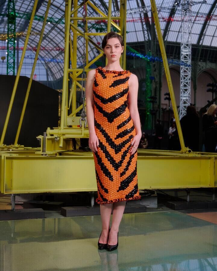 anamaria vartolomei au defile chanel automne-hiver 2026-2027 à la fashion week de paris