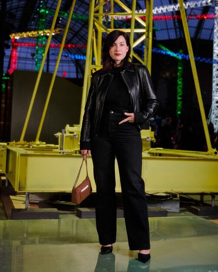 Rebecca Zlotowski au defile chanel automne-hiver 2026-2027 à la fashion week de paris