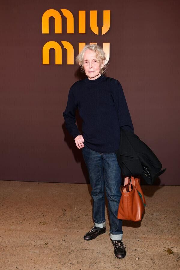 claire denis au defile miu miu automne-hiver 2026-2027 à la fashion week de paris