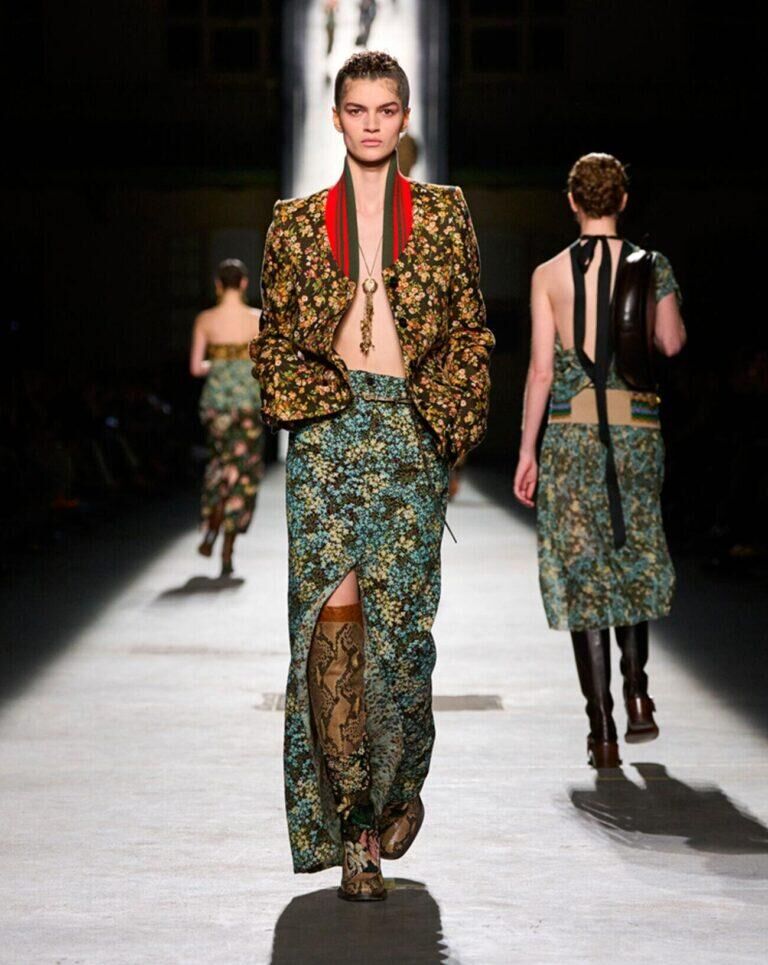 Le défilé Dries Van Noten, automne-hiver 2026-2027.