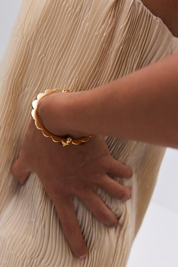 bracelet en or jaune avgvst x j.kim