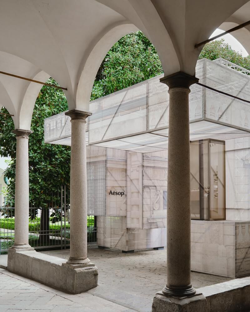 Aēsop pour le Salone del Mobile à Milan.