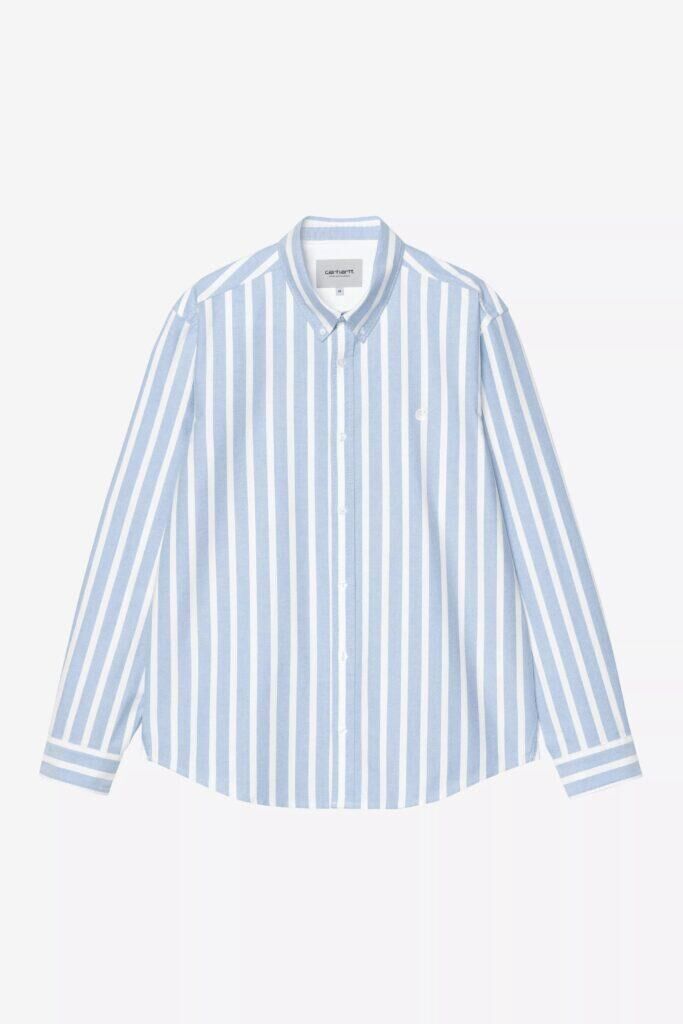 Chemise rayée, 89 €, Carhartt.