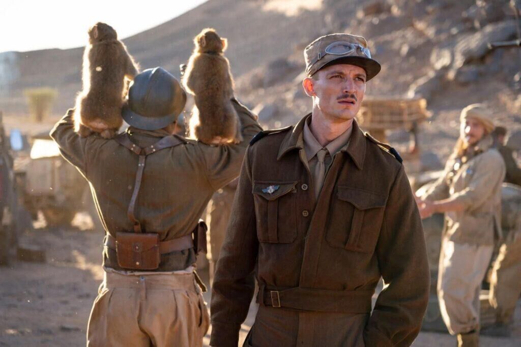 Niels Schneider dans le film La Bataille de Gaulle : L’âge de fer (2026). © Pathé Films - TF1 Films Production - Belvédère - Auvergne Rhône Alpes Cinéma - Malgosia Abramowska.