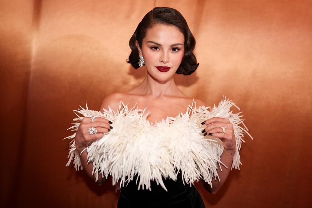 Selena Gomez lors de la 83e cérémonie des Golden Globes, le 11 janvier 2026 à Beverly Hills. © Christopher Polk/2026GG/Penske Media via Getty Images.