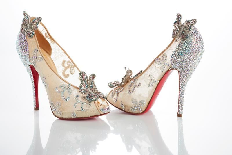 la paire originale de Cinderella par Christian Louboutin. © Christian Louboutin.