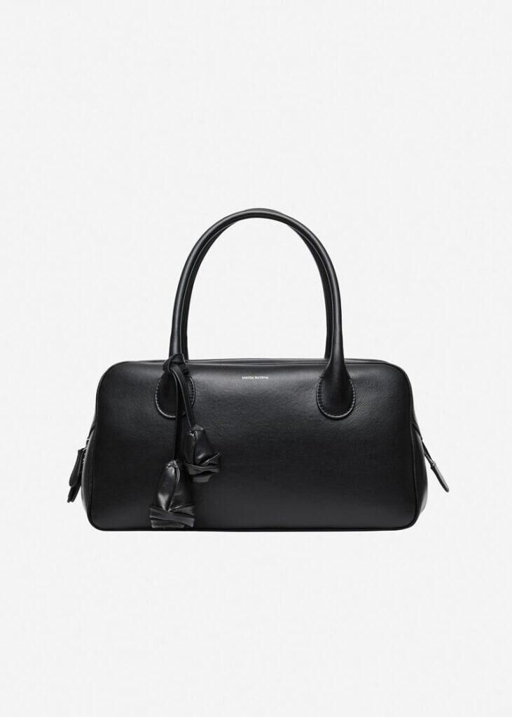 Le sac Brigitte de Magda Butrym en cuir noir