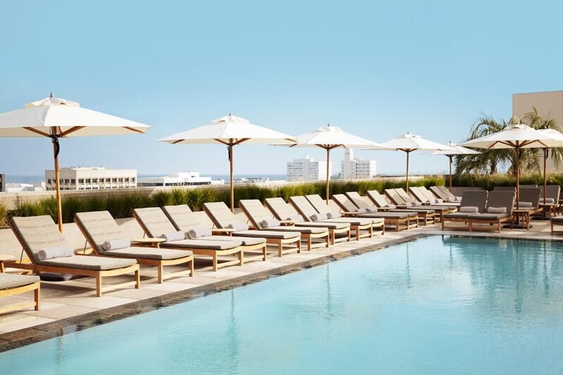 Santa Monica Proper Hotel Rooftop Pool (Photo Credit - Santa Monica Travel & Tourism)