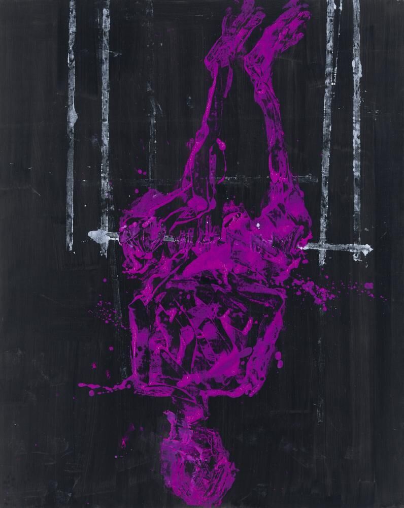 Georg Baselitz, Einzelzimmer, Einzelbett (2021).