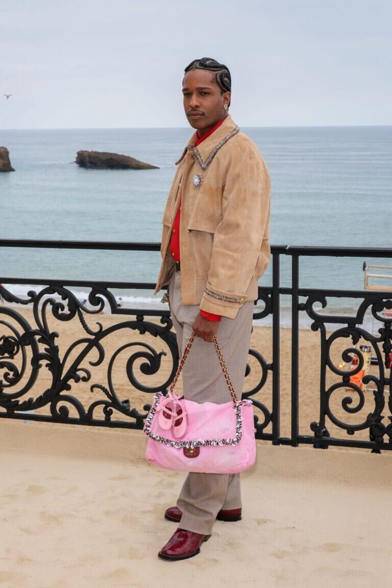 asap rocky défilé chanel biarritz