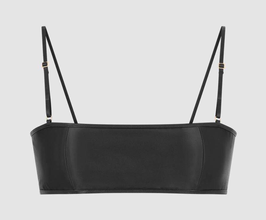 brassière bandeau en satin stretch tendance tom ford