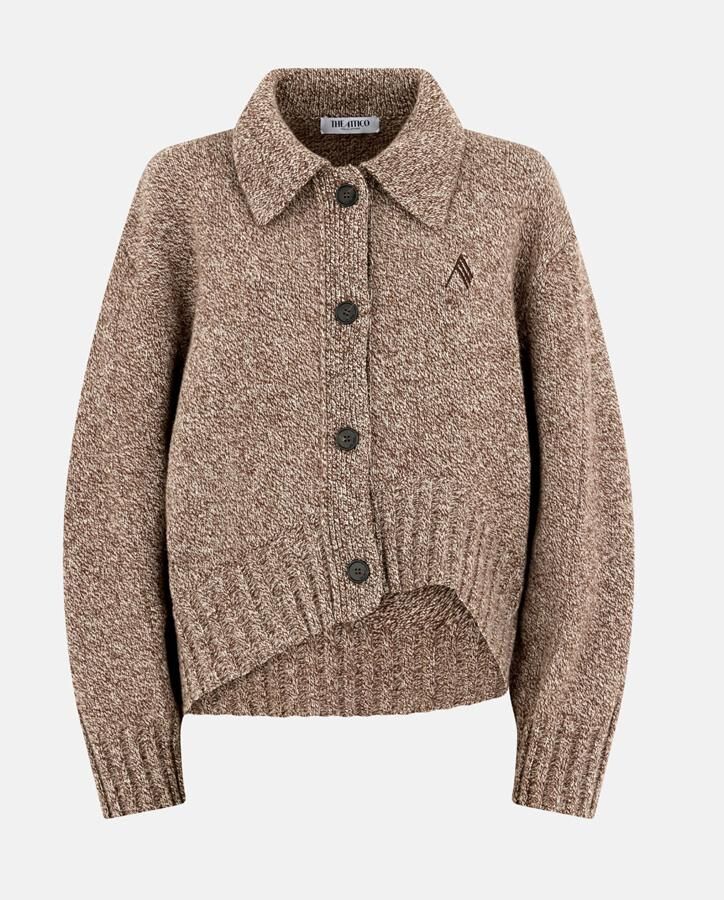 cardigan oversized tendance en laine et cachemire the attico