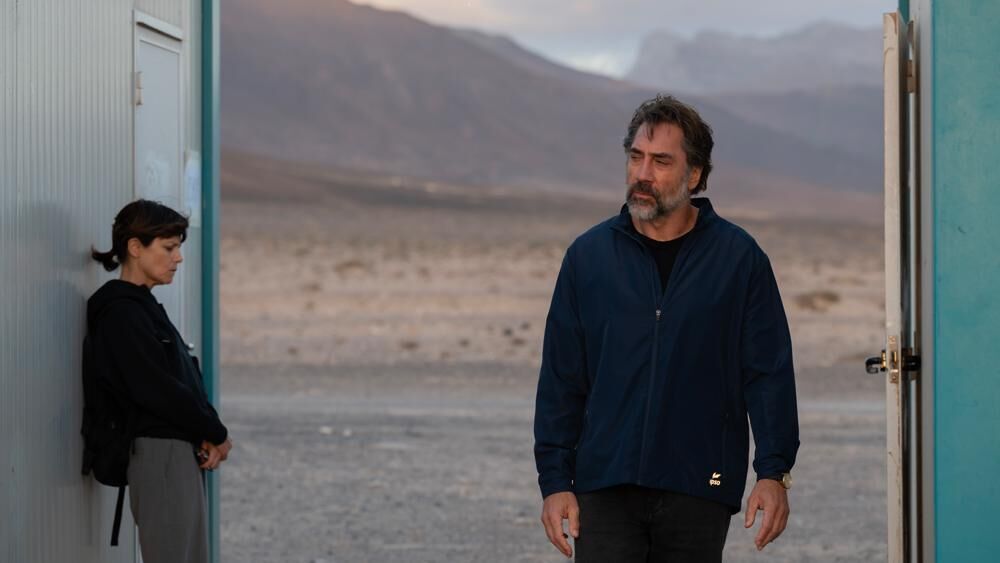 L'acteur Javier Bardem et l'actrice Marina Foïs dans le film L'Etre aimé de Rodrigo Sorogoyen au Festival de Cannes 2026