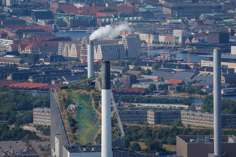 Copenhill par Bjarke Ingels à Copenhague, au Danemark.