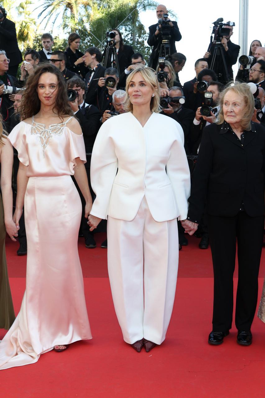 Tess Barthélemy, Judith Godrèche et Annie Ernaux au Festival de Cannes 2026.