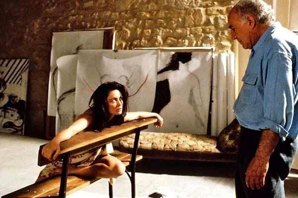 Emmanuelle Béart et Michel Piccoli dans La Belle noiseuse (1991) de Jacques Rivette.
