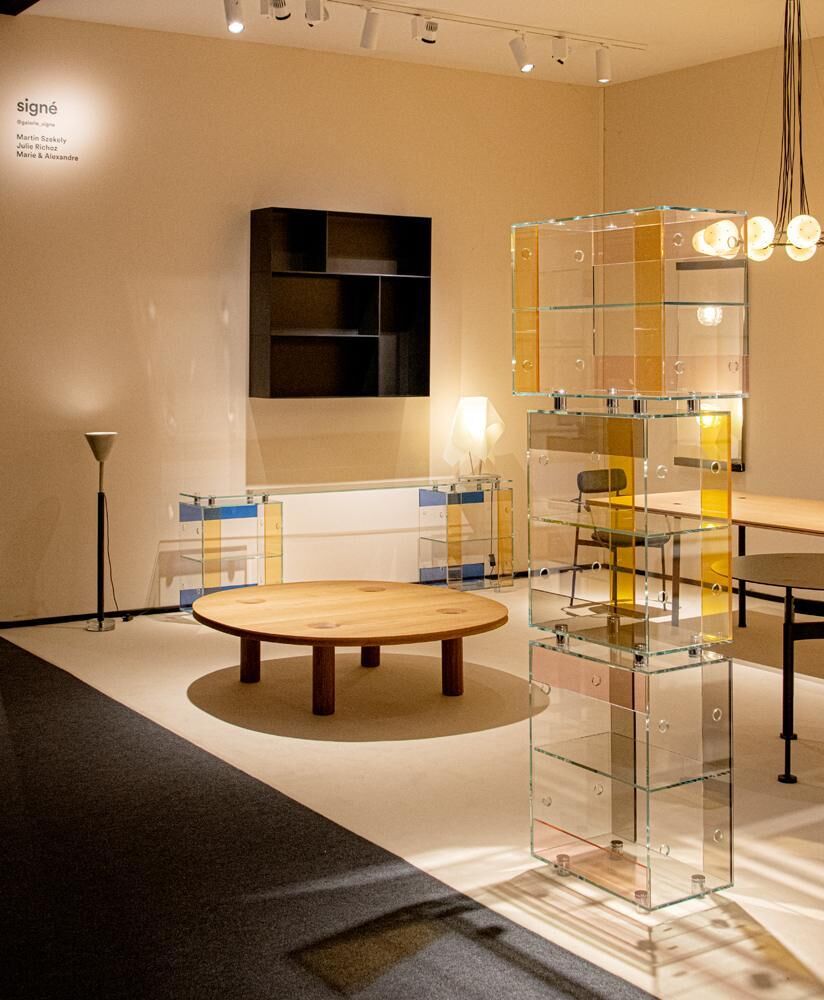 Le stand de la galerie Signé au PAD Paris 2026.