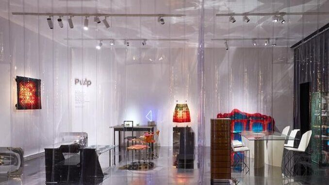 Le stand de la galerie Pulp au PAD Paris 2026.
