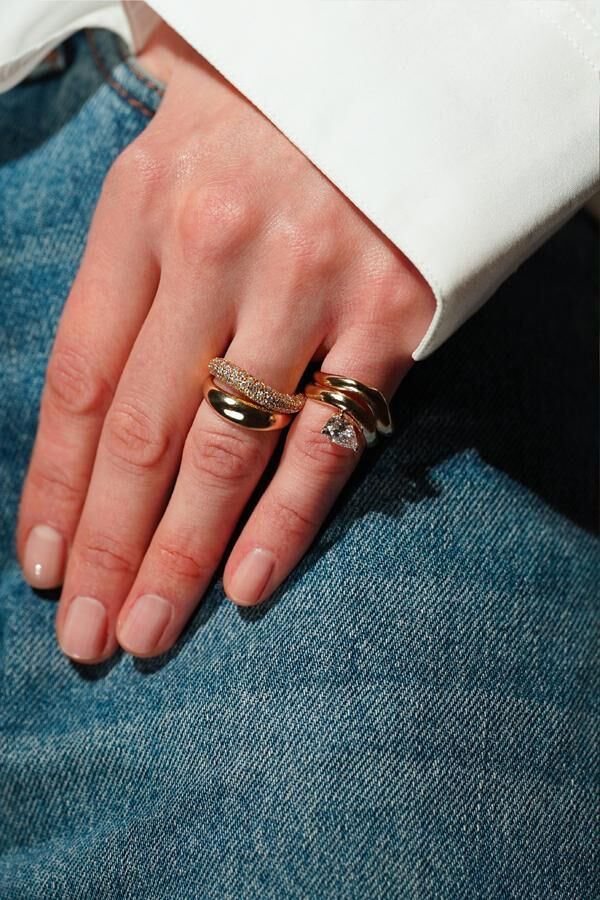 bijoux persée bague or et diamant