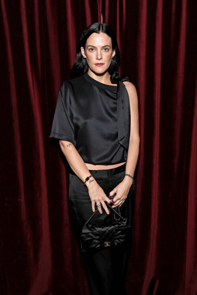 Riley Keough lors d'un dîner Chanel en octobre 2025 à New York. Jamie McCarthy/WireImage.