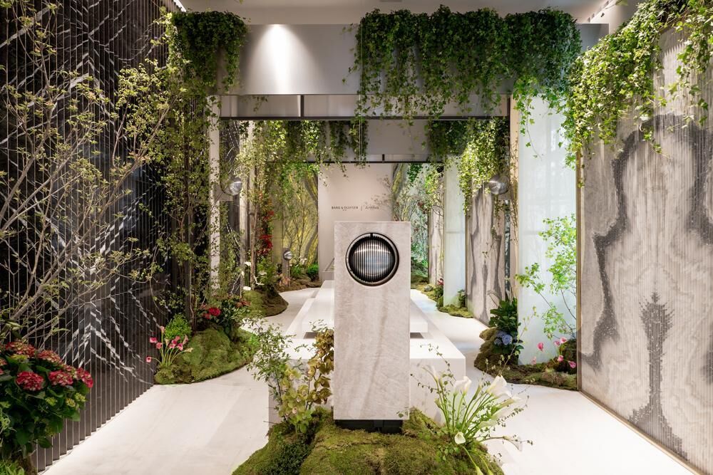 La boutique Bang & Olufsen à Milan pour le Salone del Mobile 2026