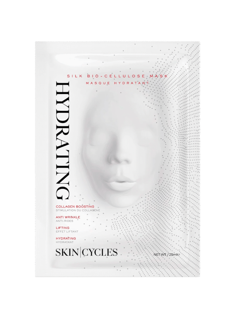 Le masque bio cellulose de Skincycles, la marque britannique de cosméceutique, créée par Alice Henshaw