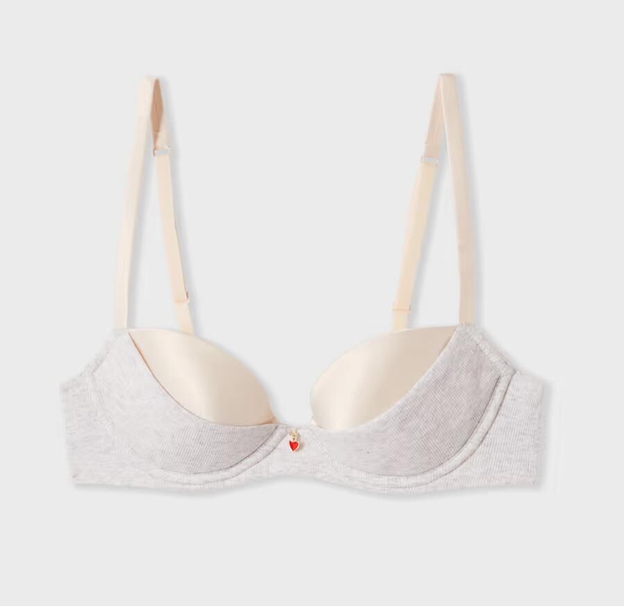 soutien-gorge tendance mélange coton et satin