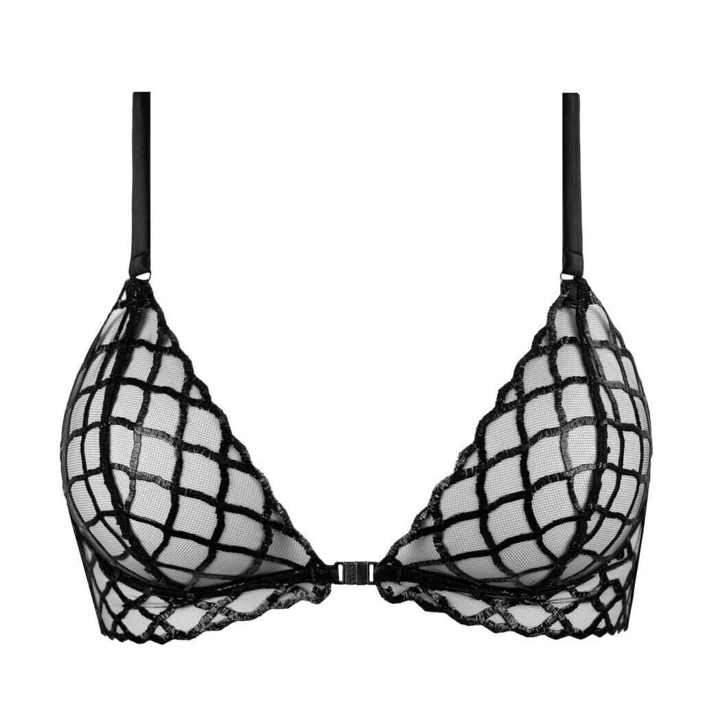 soutien-gorge transparent tendance broderie laquée livy