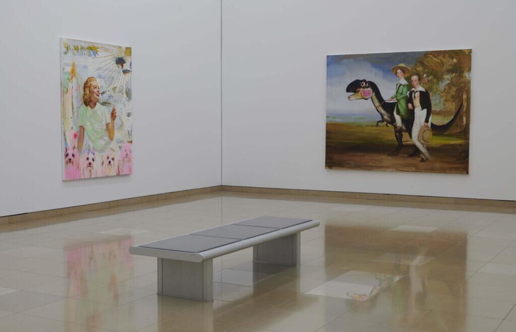 Vue de l’exposition “Dissonances à géométries variables” d'Ida Tursic & Wilfried Mille au Carré d'art de Nîmes.