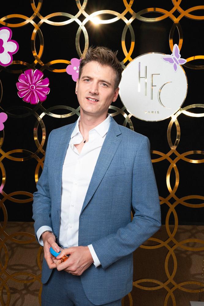 à la soirée HFC pour le parfum Musk Flower