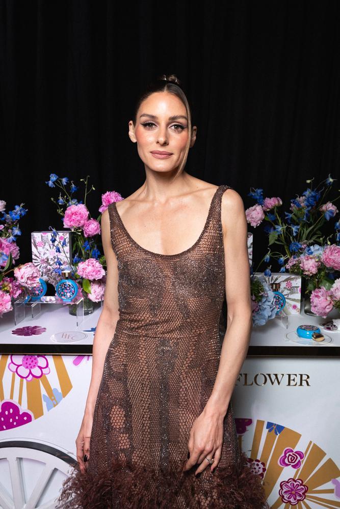 Olivia Palermo la soirée HFC pour le parfum Musk Flower