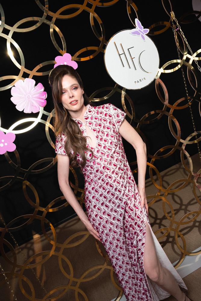 Coco Rocha à la soirée HFC pour le parfum Musk Flower