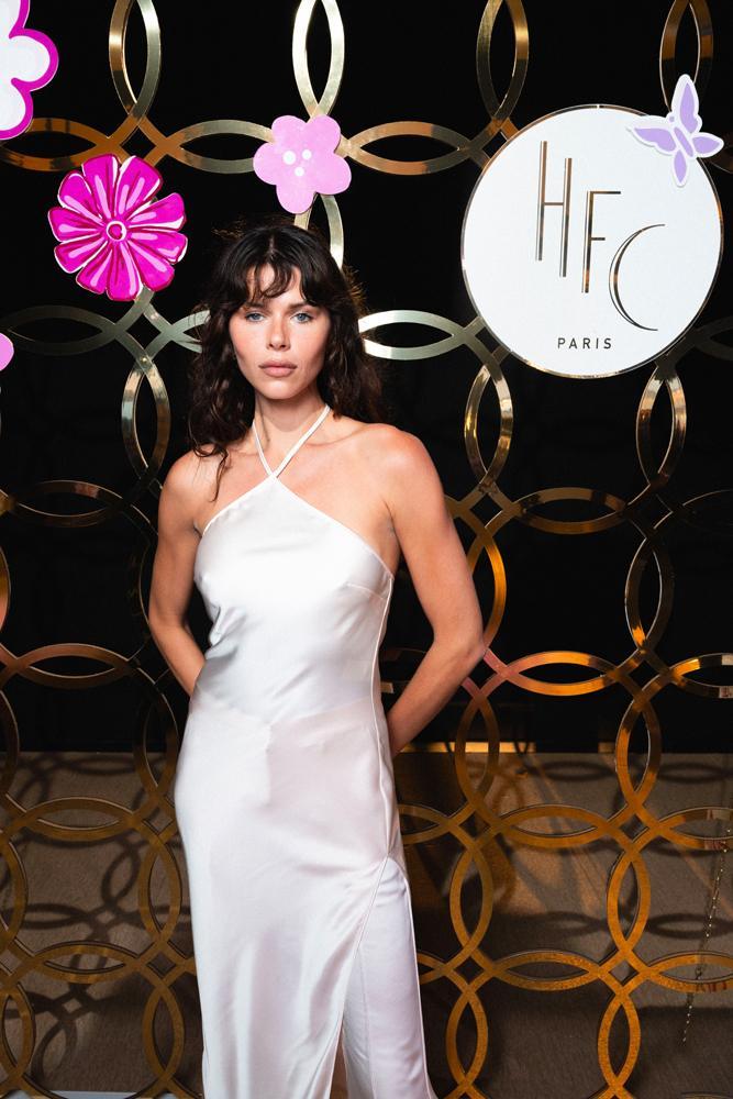 à la soirée HFC pour le parfum Musk Flower