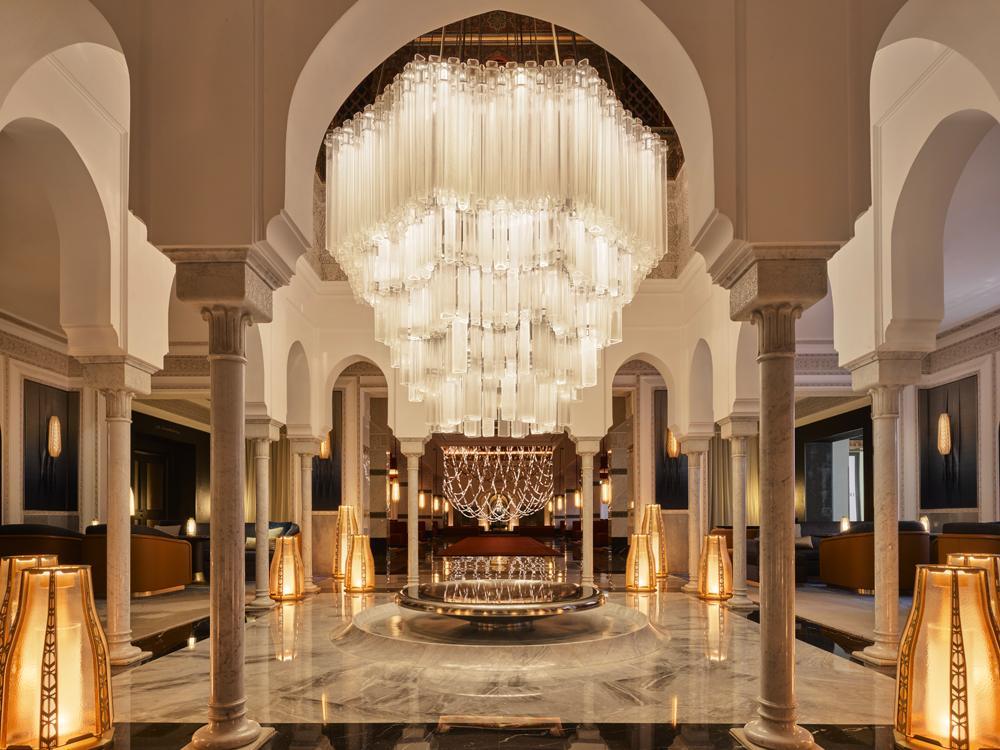 l'hôtel La Mamounia à Marrakech (Maroc)