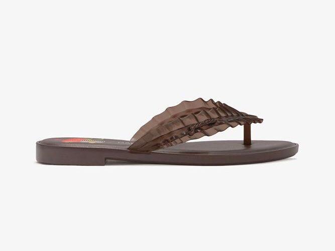 Pinces Melissa marrons Ganni.