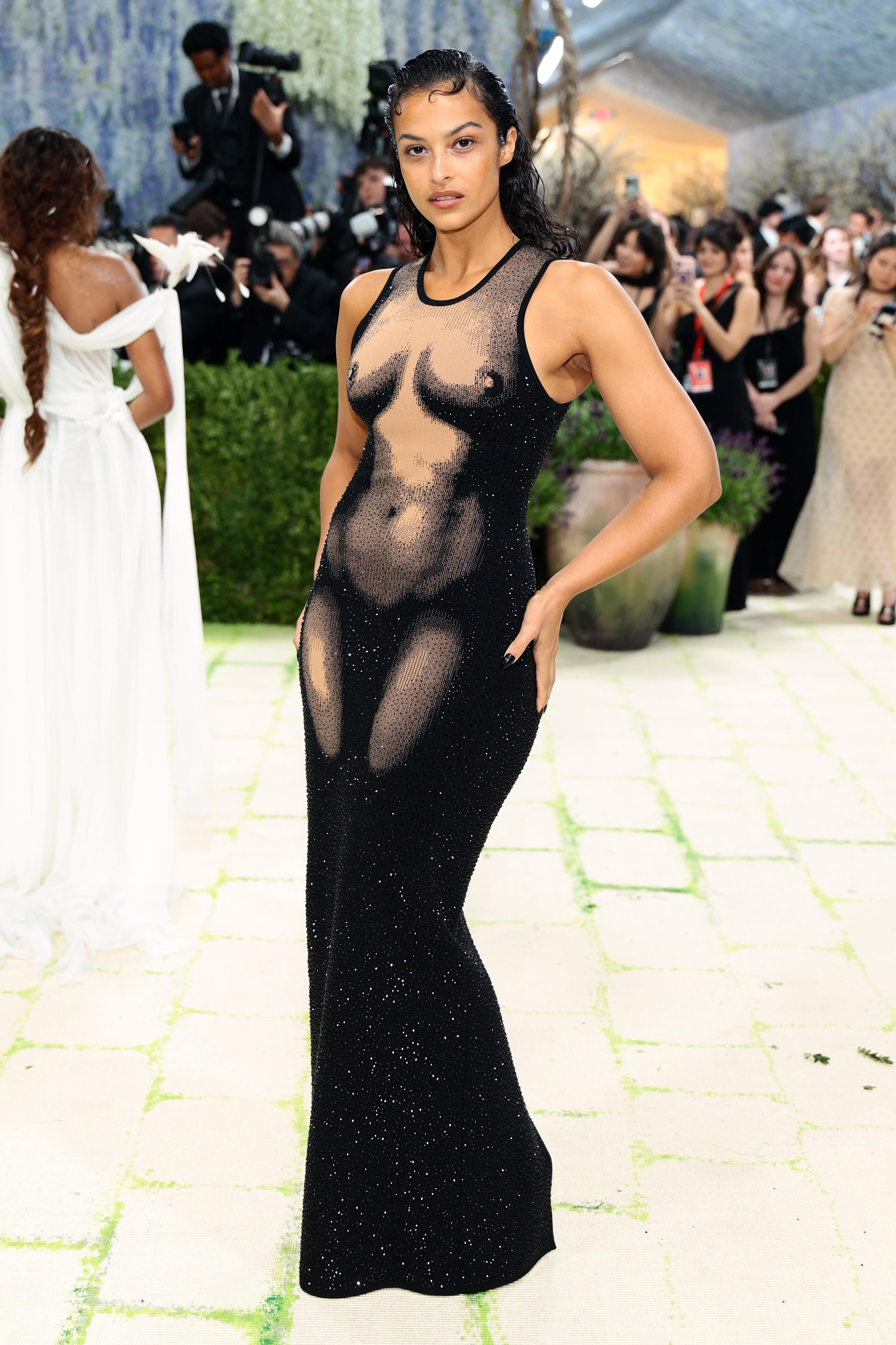 Devyn Garcia en Michael Kors. © Dimitrios Kambouris/Getty Images for The Met Museum/Vogue.