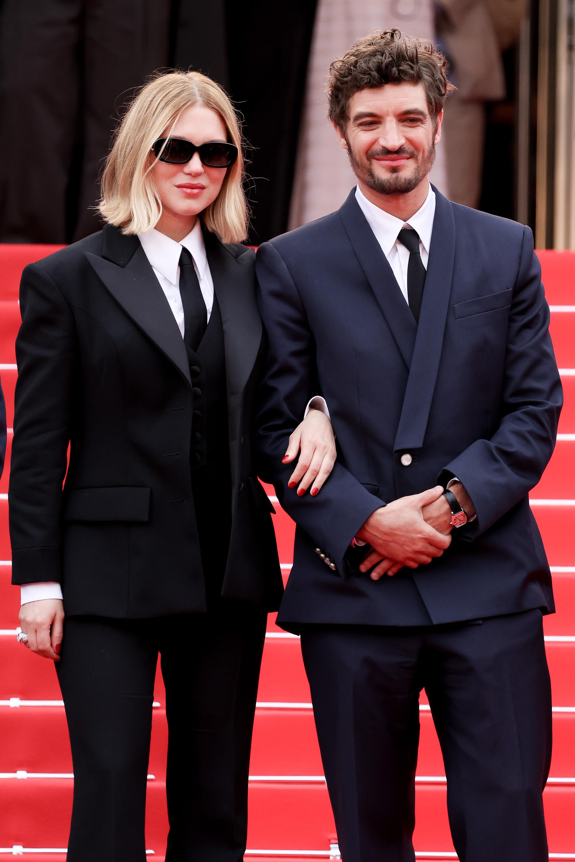 Léa Seydoux et Niels Schneider au 79e Festival de Cannes, le 18 mai 2026. © Marc Piasecki/FilmMagic.