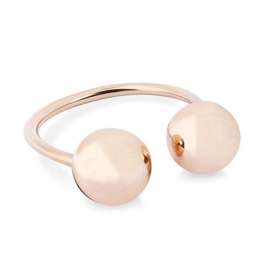 Bague Bubble, en or rose, GINETTE NY.