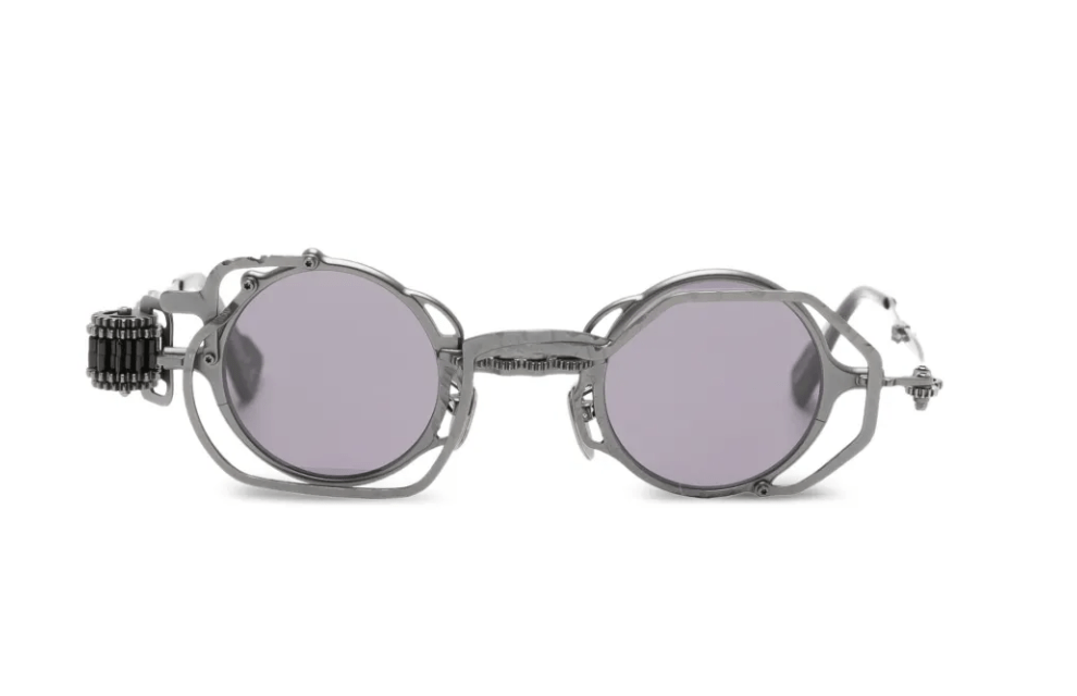 Lunettes de soleil texturées en métal Kuboraum.
