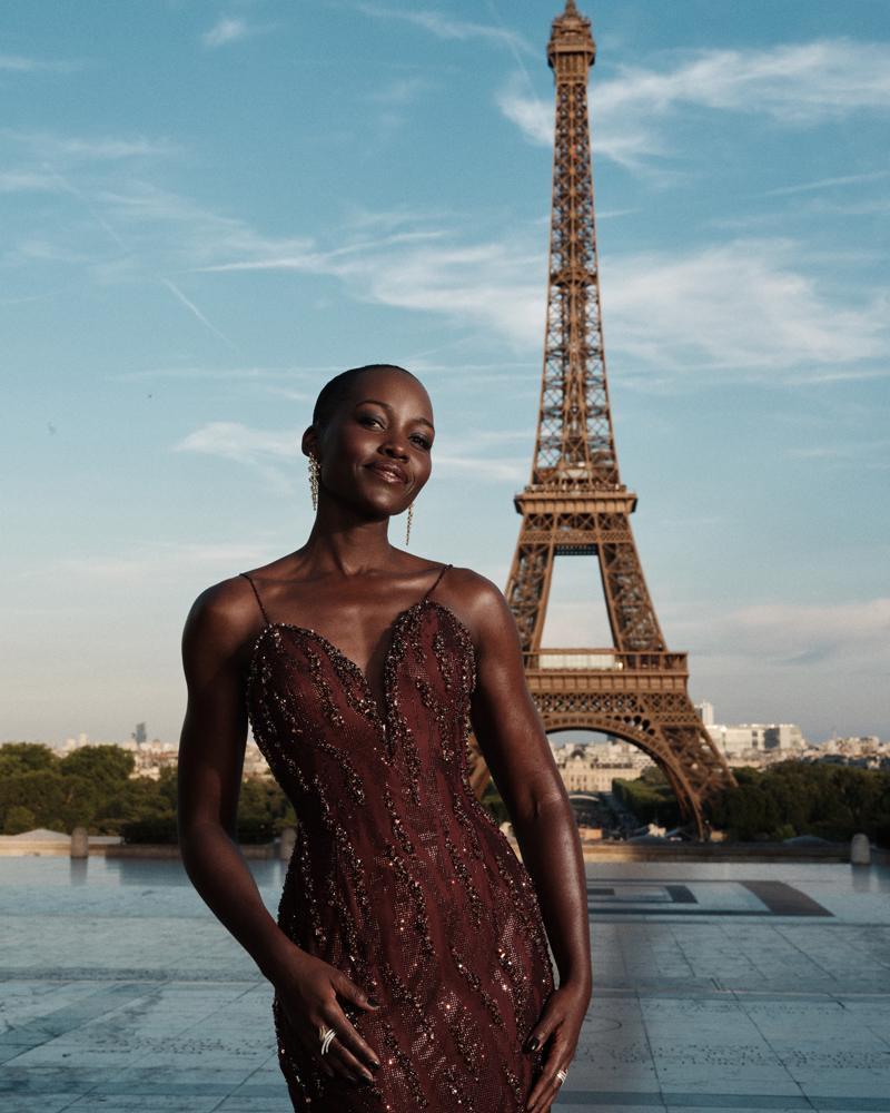Lupita Nyong'o à Paris le 7 juillet 2026. © Pierre Mouton/Getty Images pour Universal Pictures.