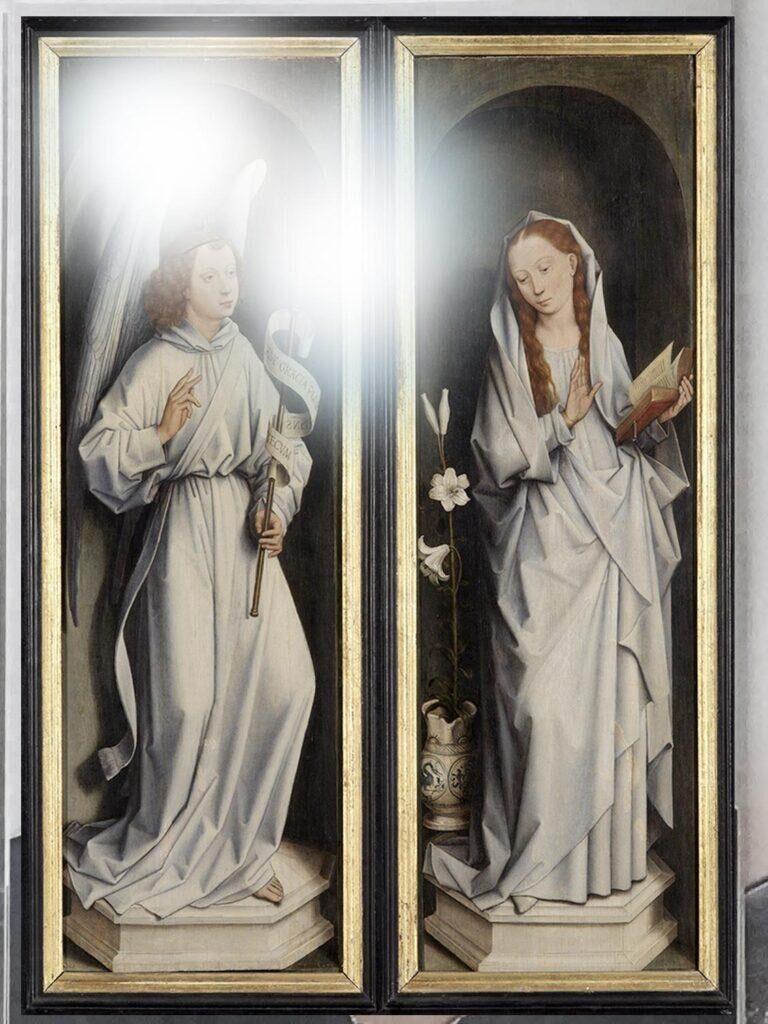 L'Annonciation, Hans Memling (1480)