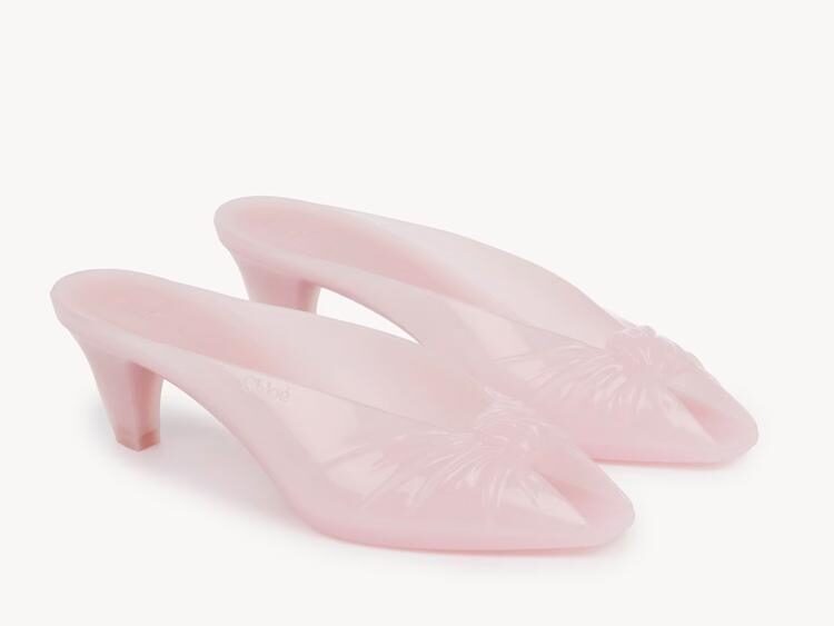 Les mules Gelée roses Chloé.