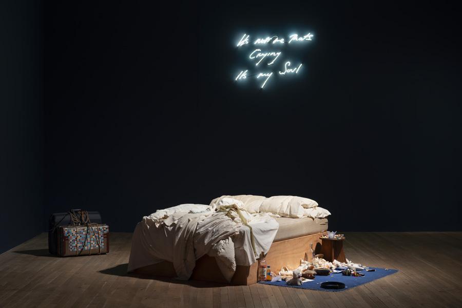 Vue de l'exposition Tracey Emin : A Second Life à la Tate Modern.