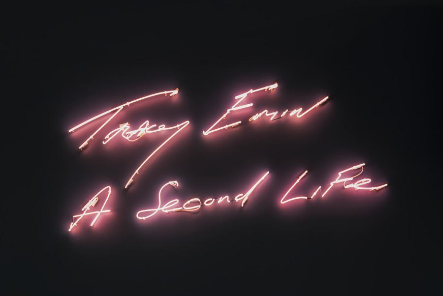 Vue de l'exposition Tracey Emin : A Second Life à la Tate Modern.