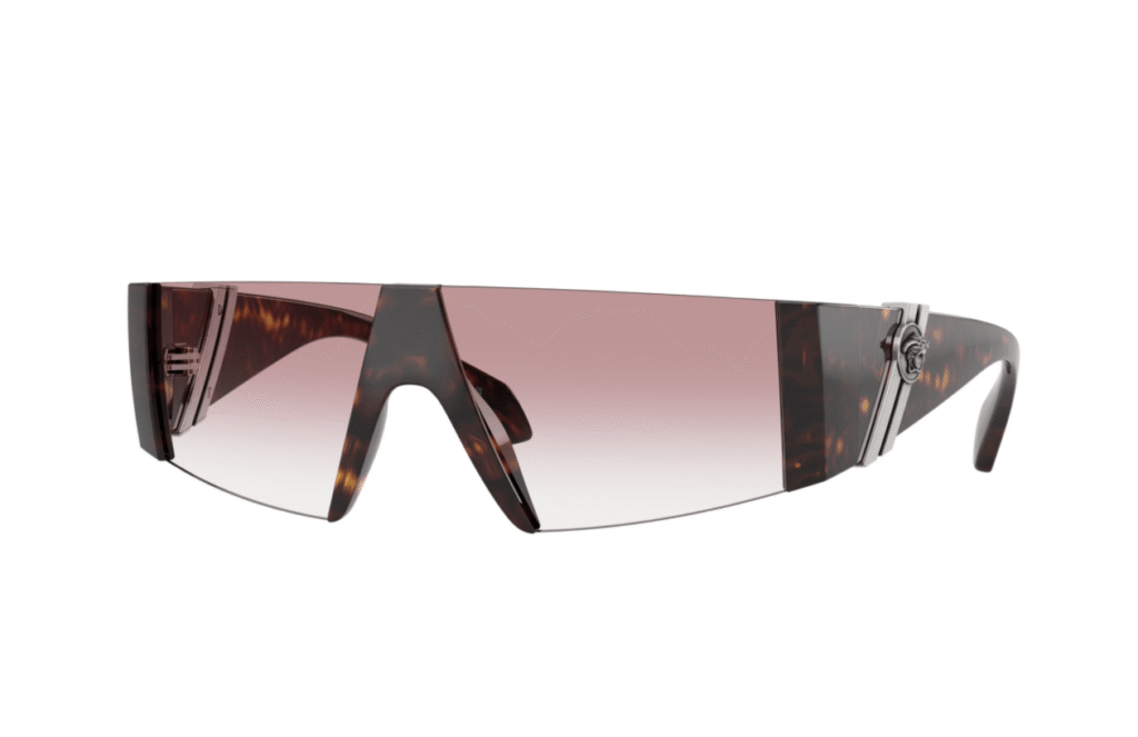 Lunettes de soleil Edge Mask Versace.