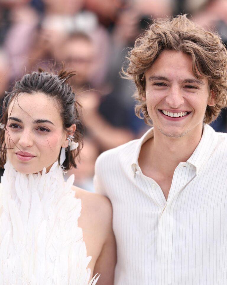 Souheila Yacoub et Vassili Schneider au 79e Festival de Cannes, le 14 mai 2026. © Stéphane Cardinale - Corbis/Corbis via Getty Images.