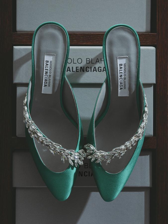 collaboration mode manolo blahnik balenciaga