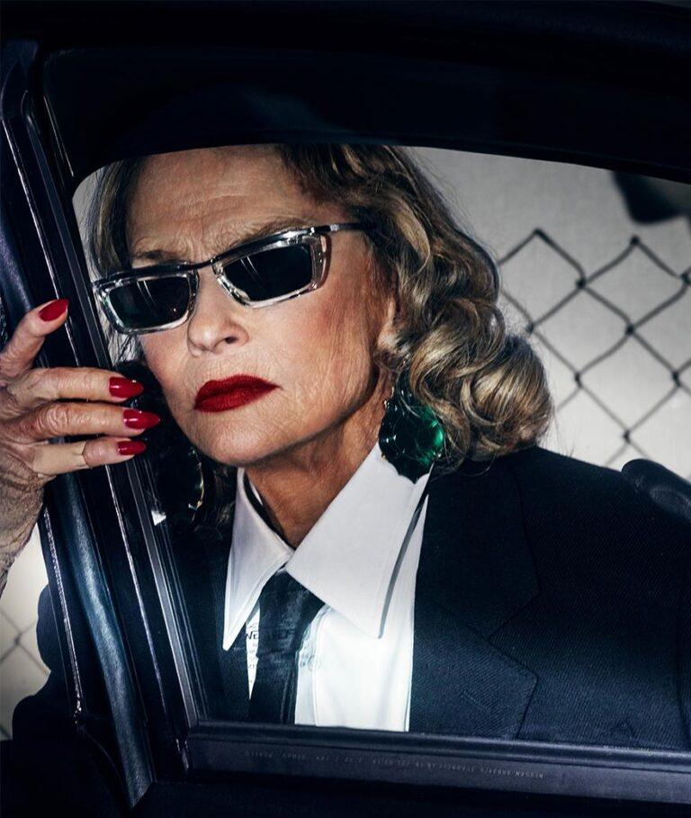 cover Jacques Marie Mage x Haider Ackermann avec Lauren Hutton.